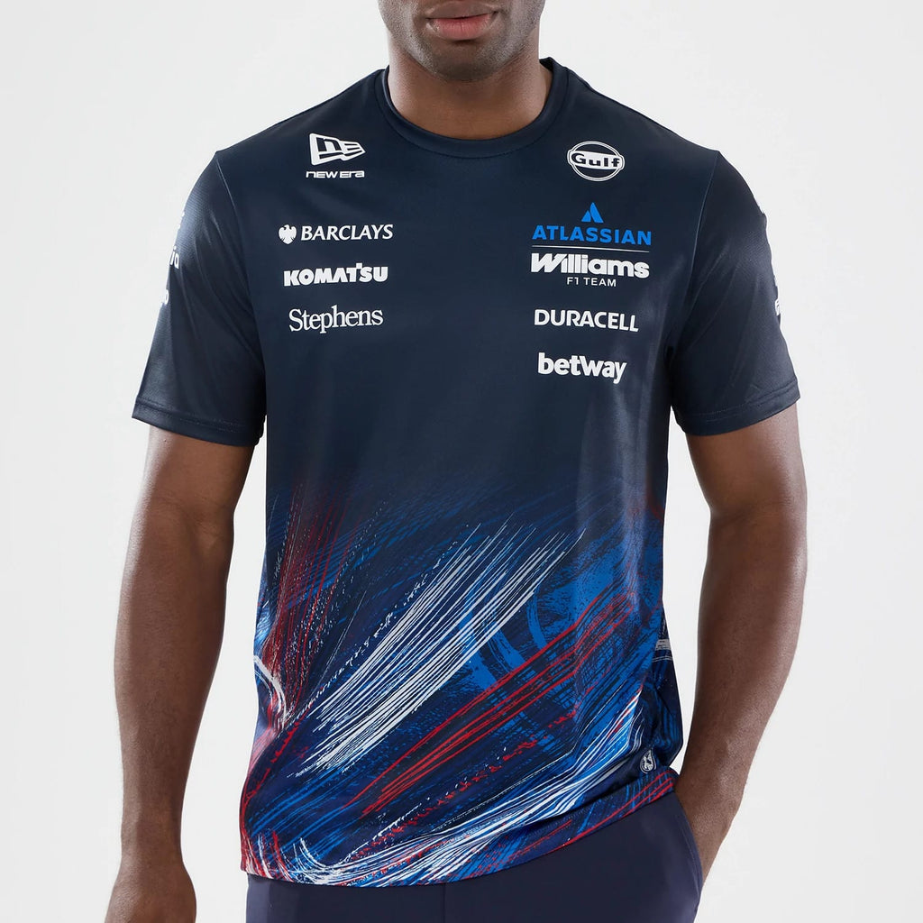 Williams GB Race Special Tech Navy T-Shirt-zelvios