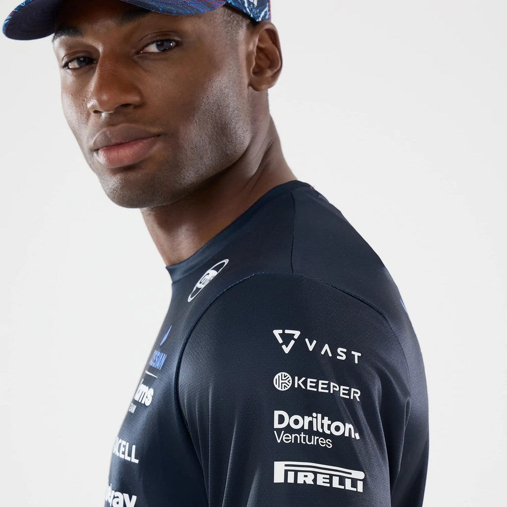 Williams GB Race Special Tech Navy T-Shirt-zelvios