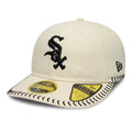 Chicago White Sox MLB Baseball Stitch Cream Retro Crown 59FIFTY Fitted Cap-zelvios