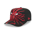 Chicago Bulls NBA Shattered Black 9FORTY A-Frame Adjustable Cap-zelvios