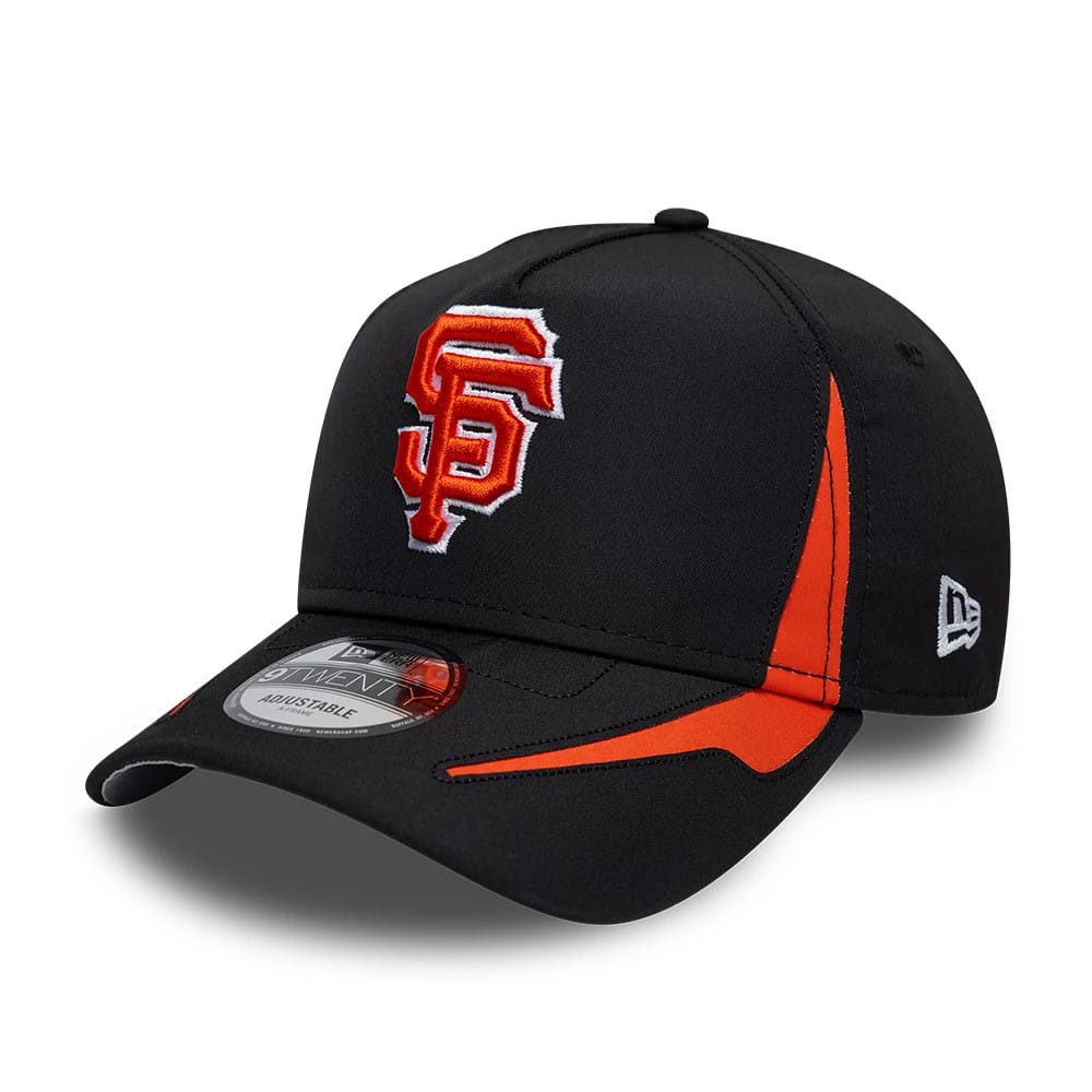 San Francisco Giants MLB Panel Black 9TWENTY A-Frame Adjustable Cap-zelvios