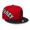 Sultanes De Monterrey LMB Multi Logo Satin Lined Red 59FIFTY Fitted Cap-zelvios