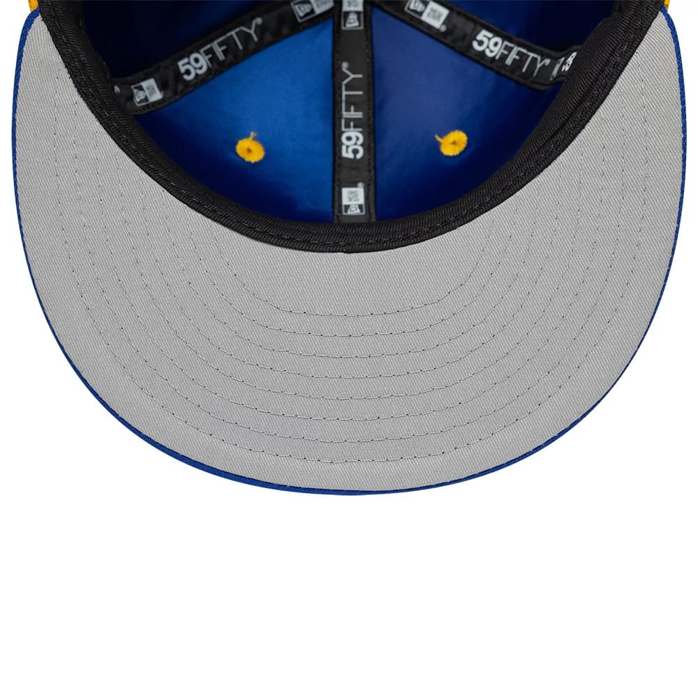 Charros De Jalisco LMB Multi Logo Satin Lined Gold 59FIFTY Fitted Cap-zelvios