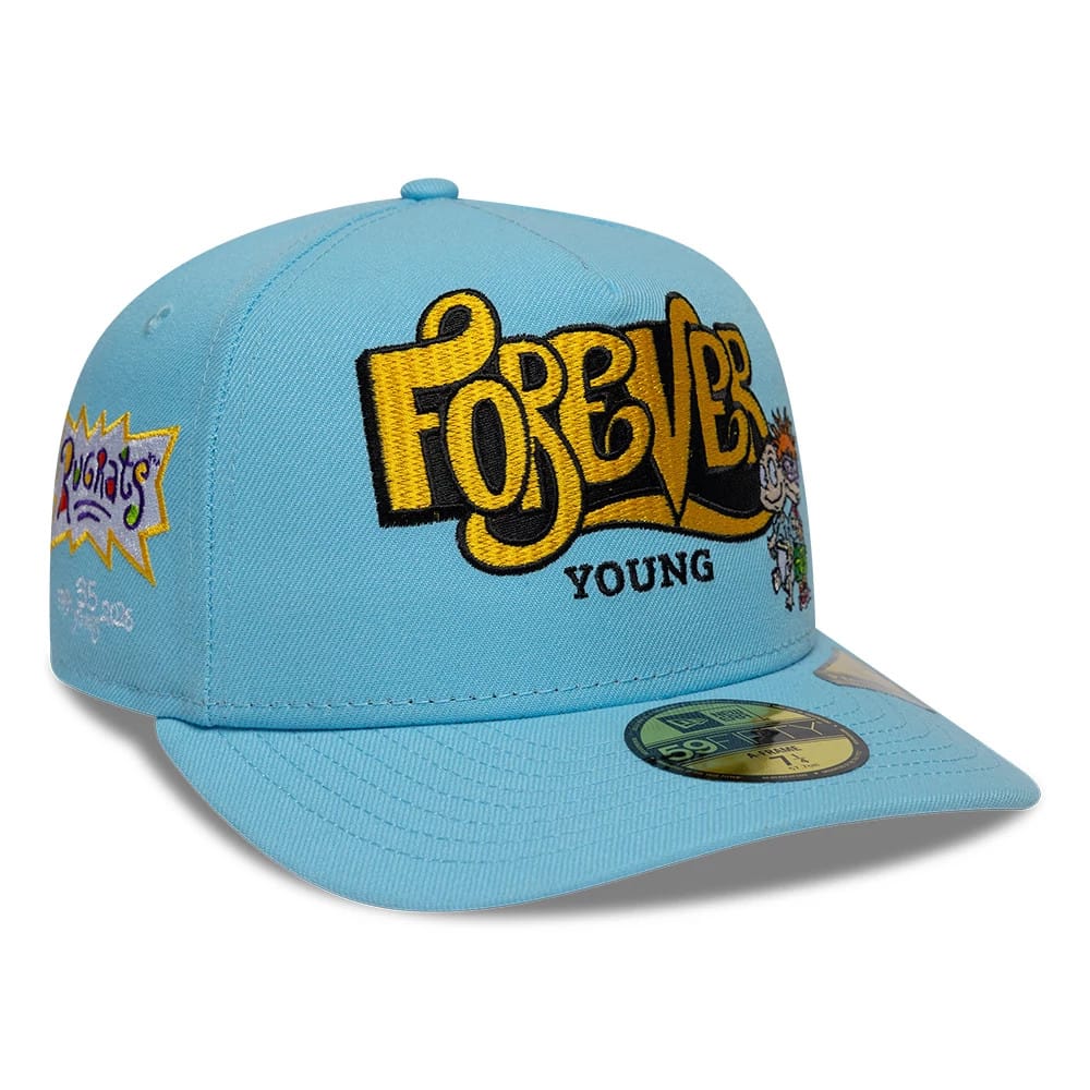 Rugrats Pastel Blue 59FIFTY A-Frame Fitted Cap-zelvios
