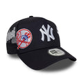 New York Yankees MLB Patch Navy 9FORTY A-Frame Trucker Adjustable Cap-zelvios