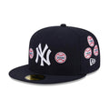 New York Yankees MLB X Spike Lee Patches Navy 59FIFTY Fitted Cap-zelvios