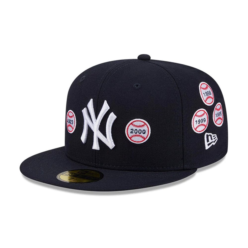 New York Yankees MLB X Spike Lee Patches Navy 59FIFTY Fitted Cap-zelvios