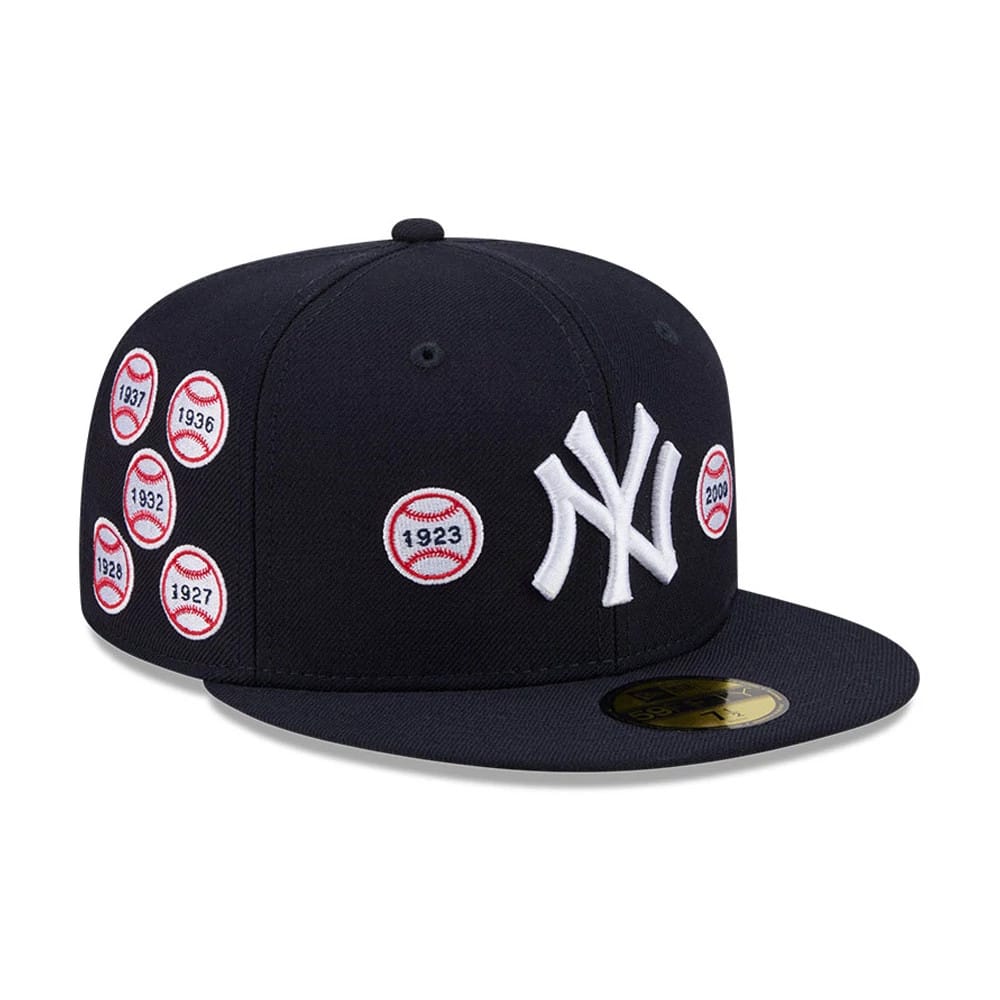 New York Yankees MLB X Spike Lee Patches Navy 59FIFTY Fitted Cap-zelvios