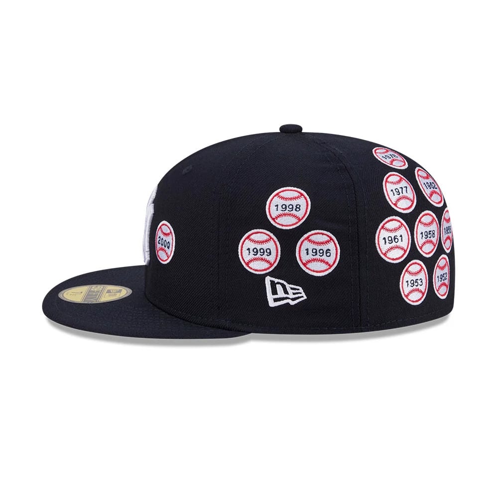 New York Yankees MLB X Spike Lee Patches Navy 59FIFTY Fitted Cap-zelvios