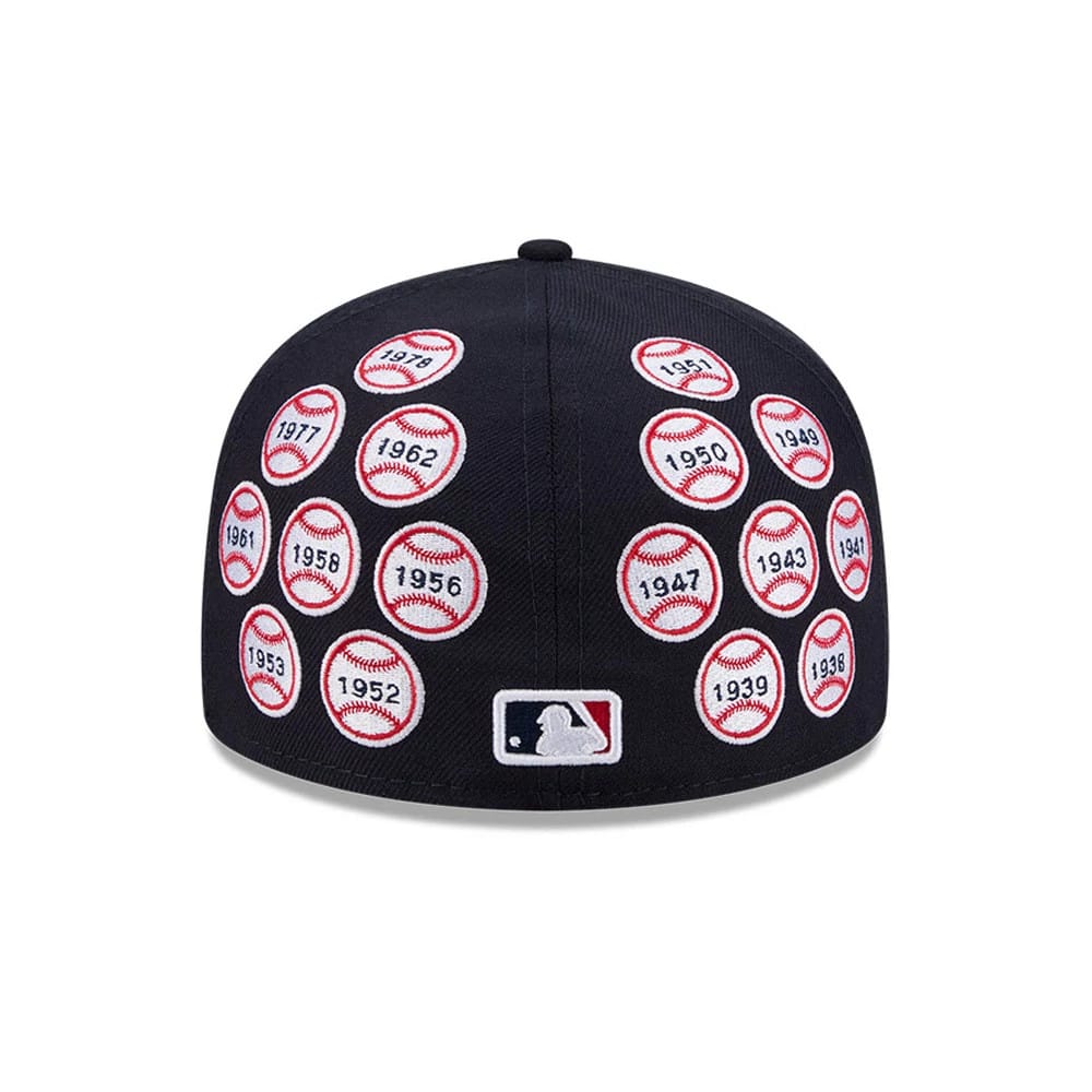 New York Yankees MLB X Spike Lee Patches Navy 59FIFTY Fitted Cap-zelvios