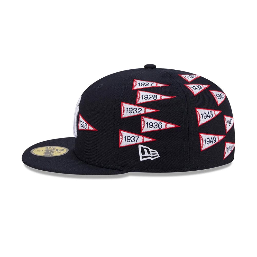 New York Yankees MLB X Spike Lee Flags Navy 59FIFTY Fitted Cap-zelvios
