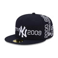 New York Yankees MLB X Spike Lee Script Navy 59FIFTY Fitted Cap-zelvios