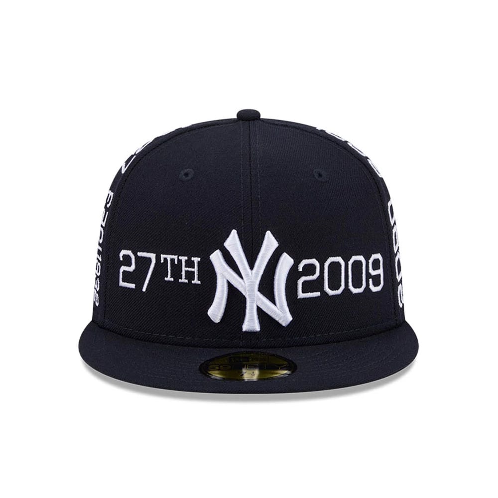New York Yankees MLB X Spike Lee Script Navy 59FIFTY Fitted Cap-zelvios