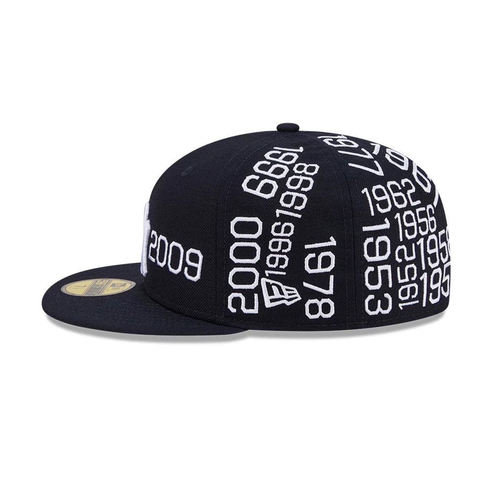 New York Yankees MLB X Spike Lee Script Navy 59FIFTY Fitted Cap-zelvios