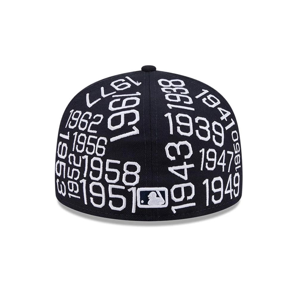 New York Yankees MLB X Spike Lee Script Navy 59FIFTY Fitted Cap-zelvios