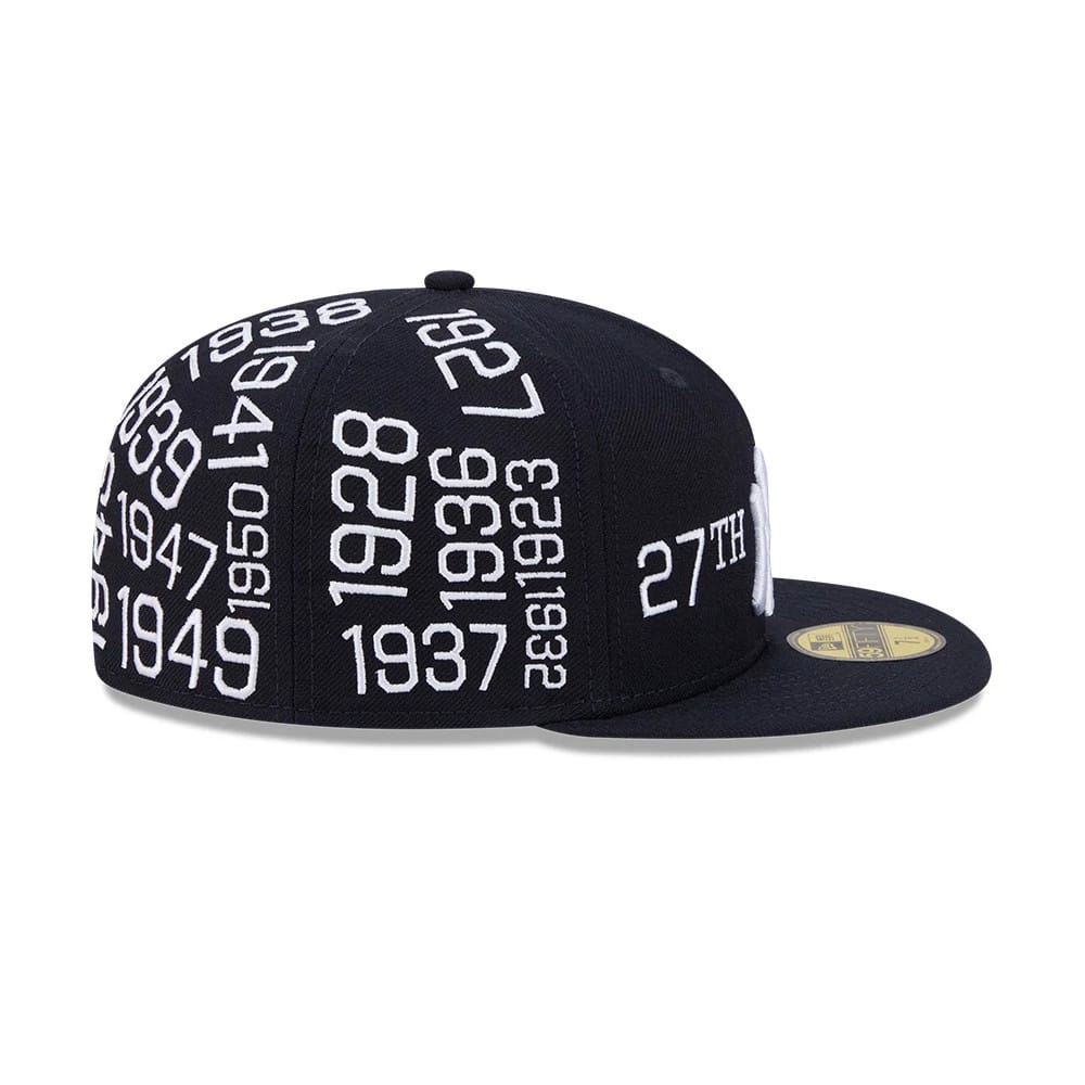 New York Yankees MLB X Spike Lee Script Navy 59FIFTY Fitted Cap-zelvios