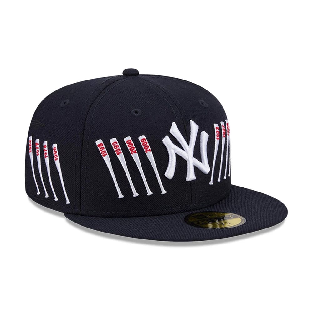 Yankees MLB X Spike Lee Baseball Bats Navy 59FIFTY Fitted Cap-zelvios