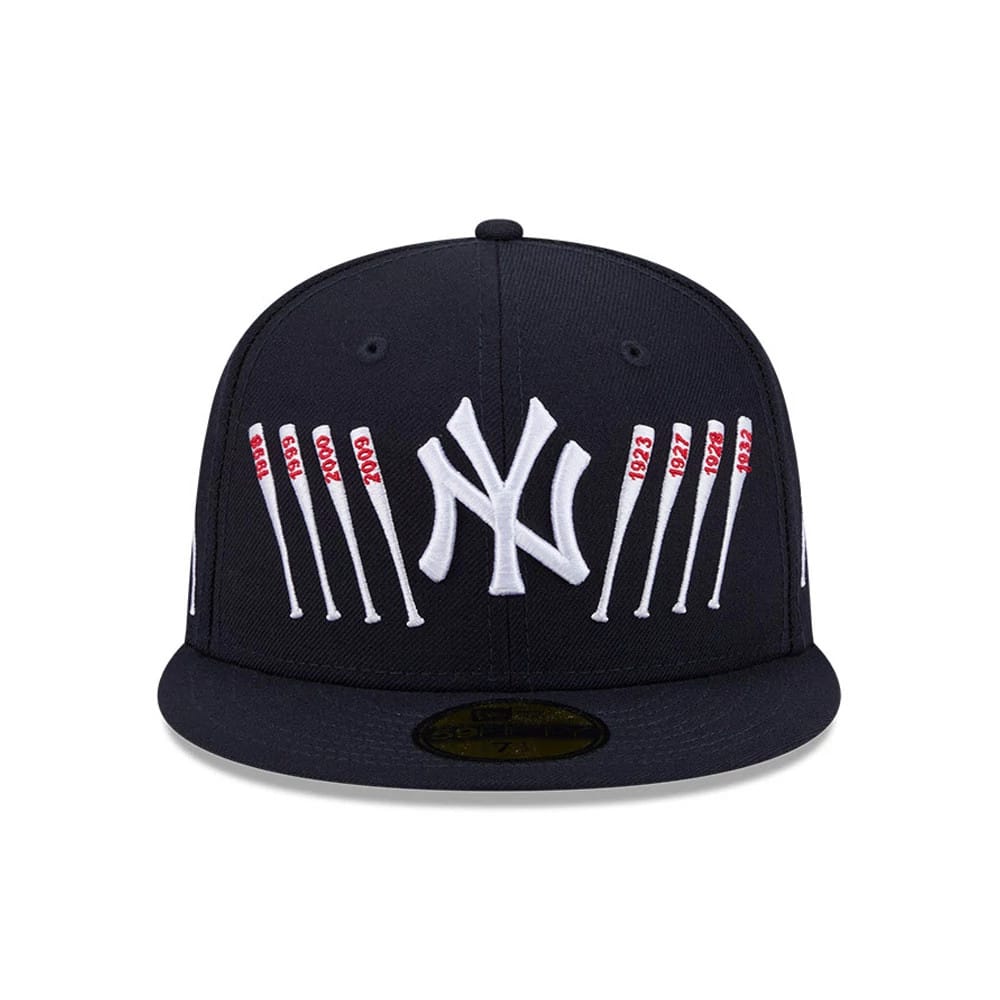 Yankees MLB X Spike Lee Baseball Bats Navy 59FIFTY Fitted Cap-zelvios