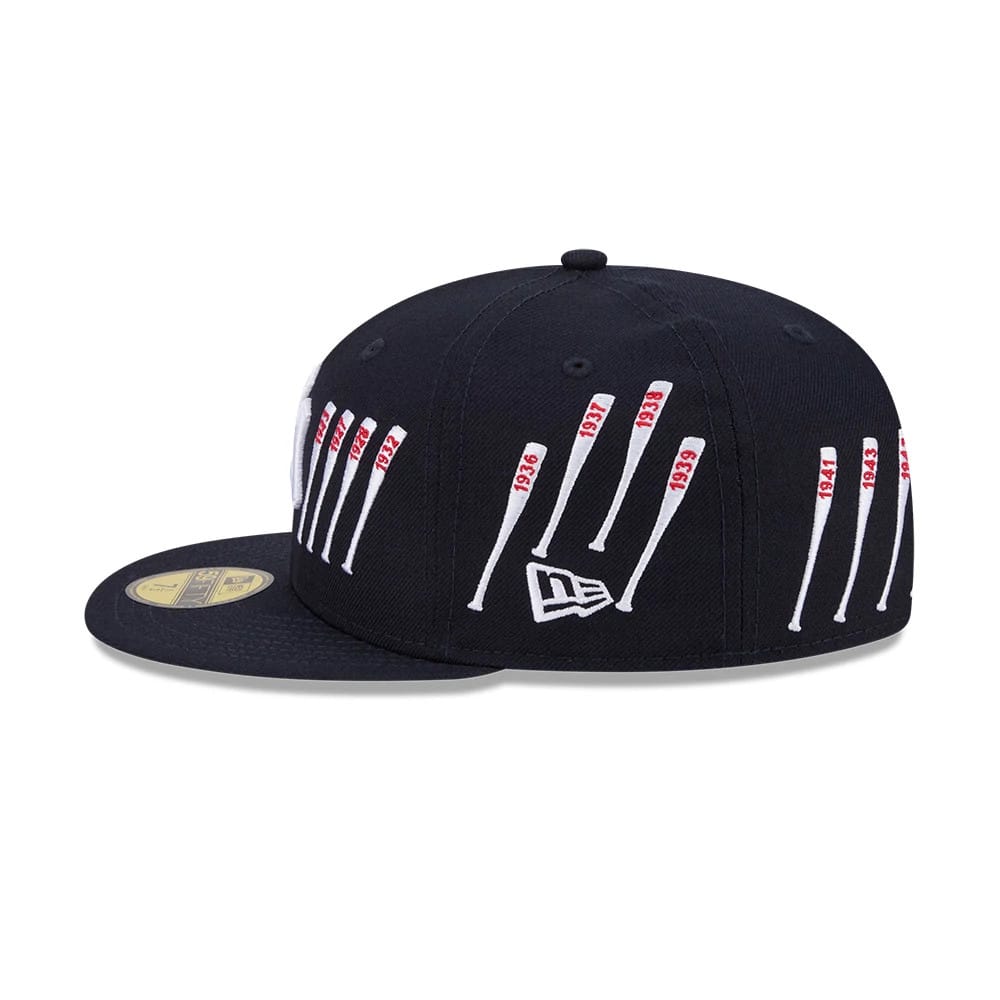 Yankees MLB X Spike Lee Baseball Bats Navy 59FIFTY Fitted Cap-zelvios