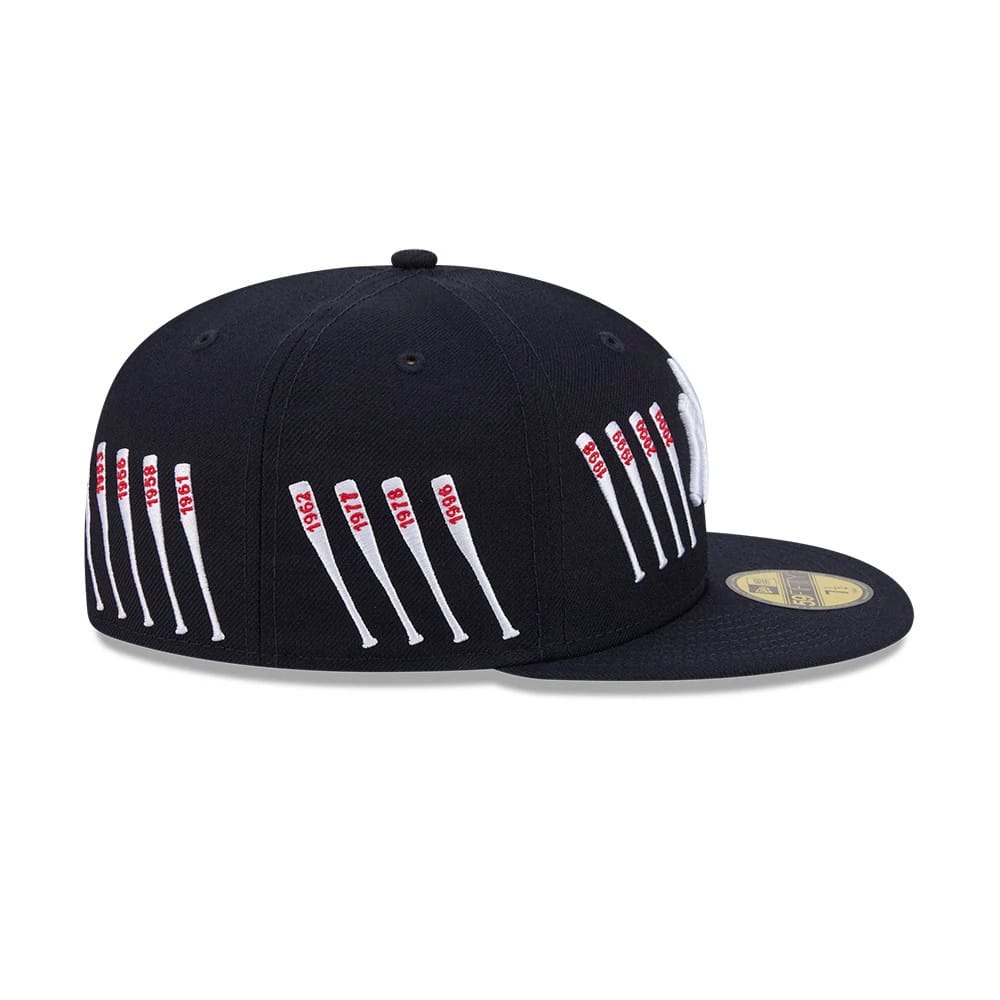 Yankees MLB X Spike Lee Baseball Bats Navy 59FIFTY Fitted Cap-zelvios