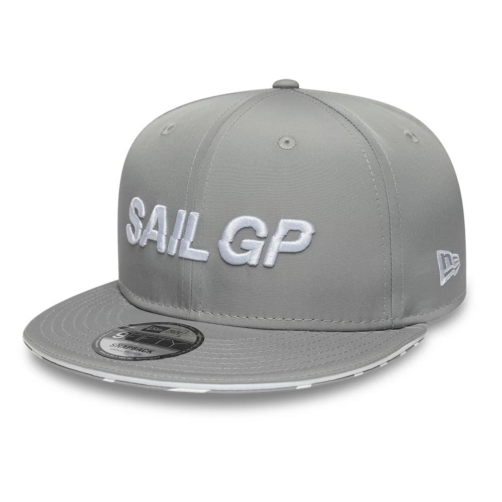 Sail GP Limited Grey 9FIFTY Snapback Adjustable Cap-zelvios