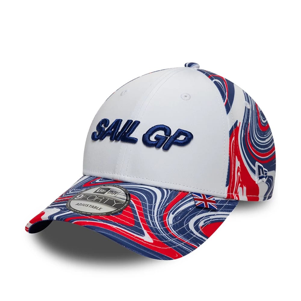 Sail GP UK Air Event White 9FORTY Adjustable Cap-zelvios