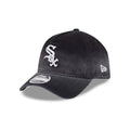 White Sox MLB Washed Denim Black 9FORTY A-Frame Unstructured Adjustable Cap-zelvios