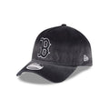 Red Sox MLB Washed Denim Black 9FORTY A-Frame Unstructured Adjustable Cap-zelvios