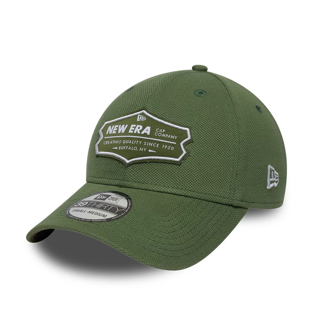 New Era Jersey Green 39THIRTY Stretch Fit Cap-zelvios