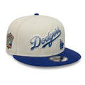 Dodgers MLB Ombre Script Beige & Blue 9FIFTY Snapback Adjustable Cap-kentox