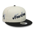 New Era Ombre Script Light Beige & Black 9FIFTY Snapback Adjustable Cap-zelvios