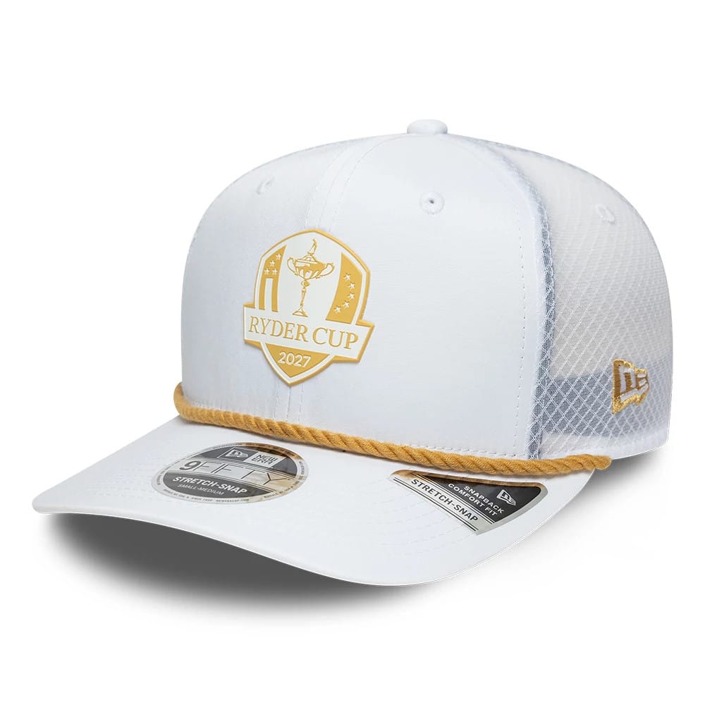 Ryder Cup Europe 2027 Dare To Dream White 9FIFTY Stretch Snap Adjustable Cap-zelvios