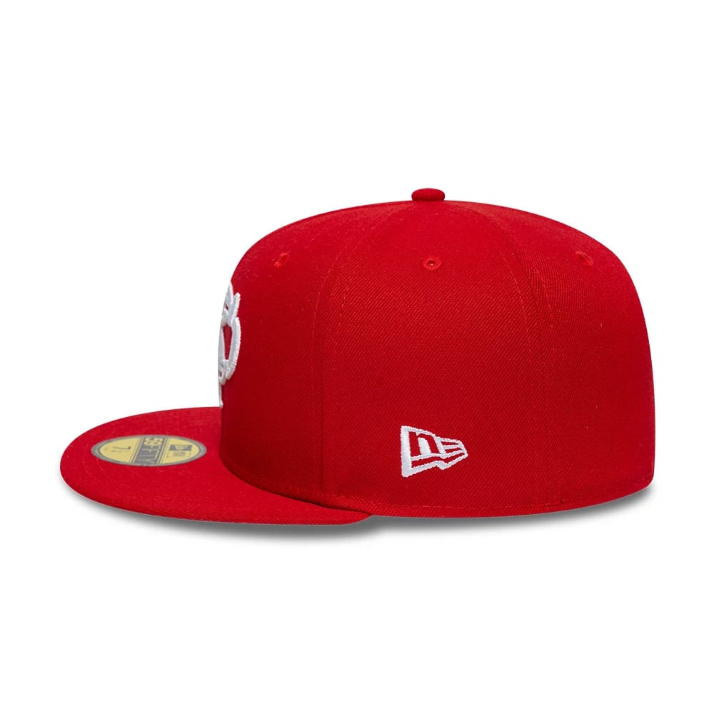 Gettomasa X New Era Red 59FIFTY Fitted Cap-kentox