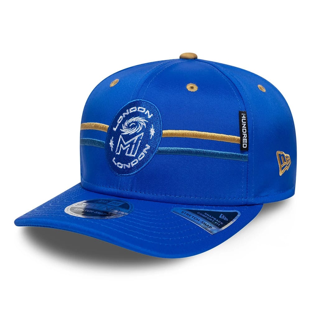 MI London The Hundred 2026 Bright Blue 9SEVENTY Stretch Snap Adjustable Cap-zelvios