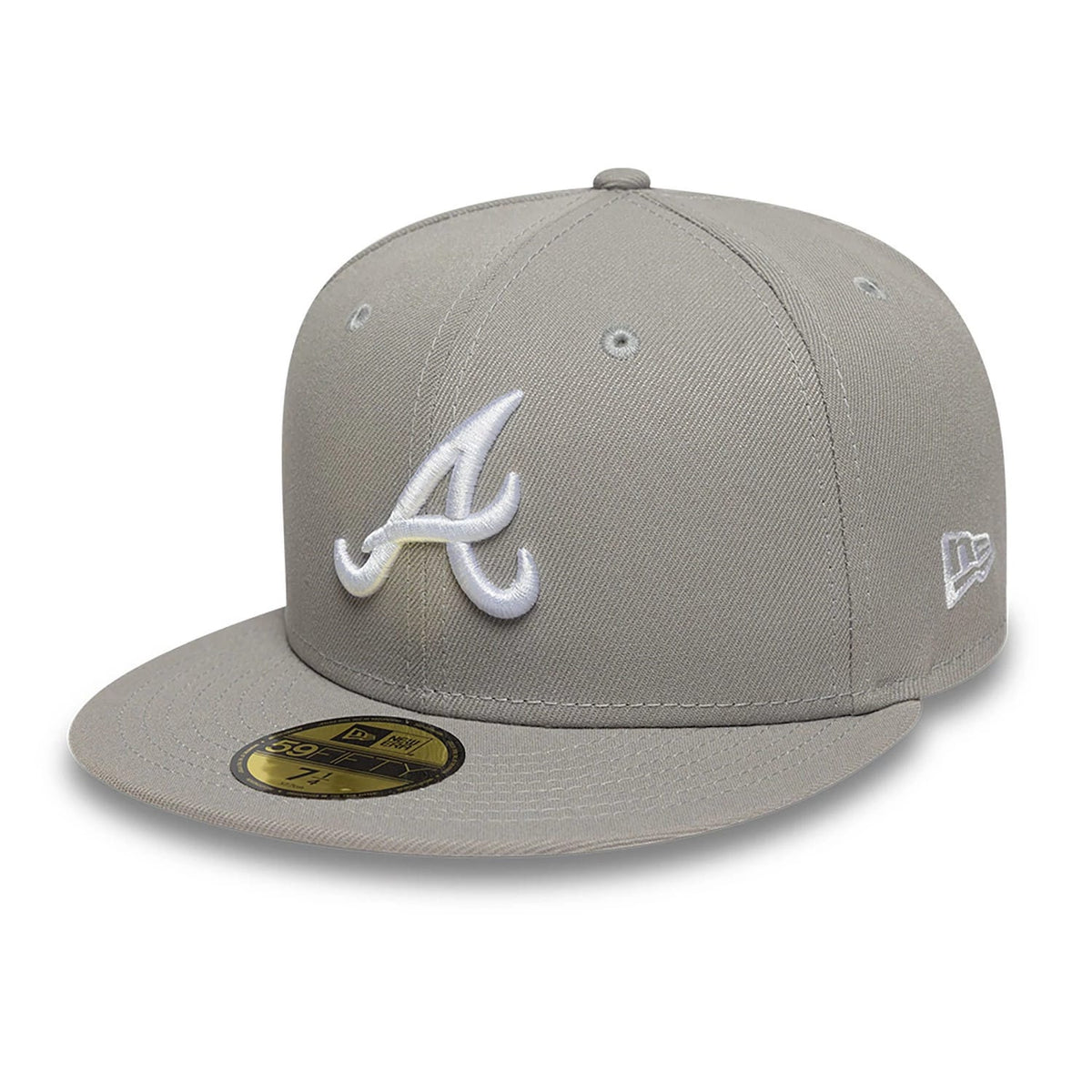 Atlanta Braves Essential Pack Grey 59FIFTY Fitted Cap-zelvios