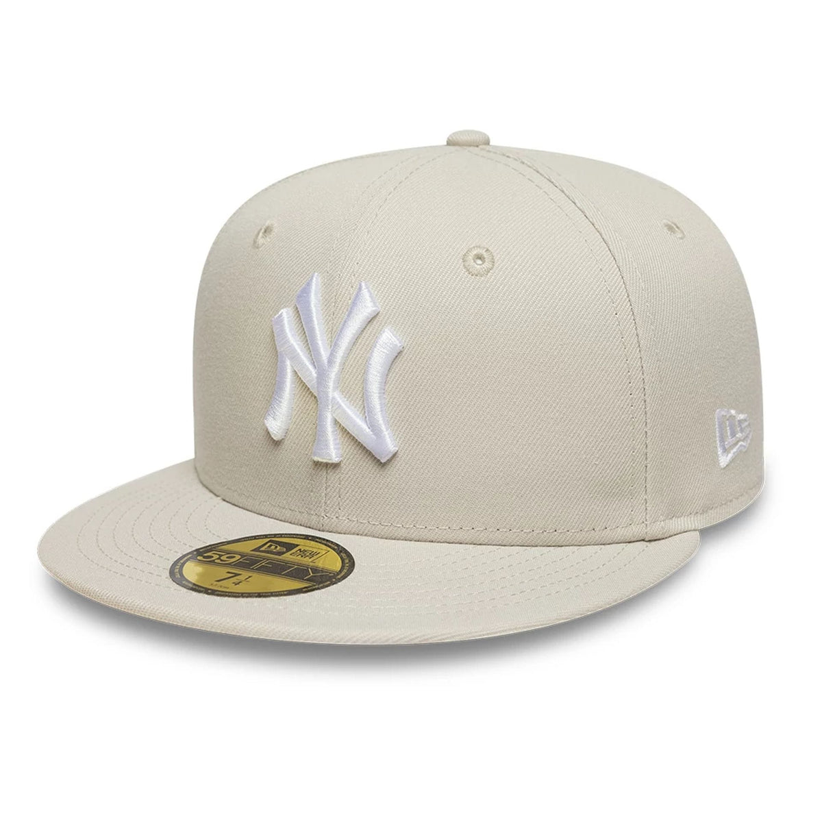 New York Yankees MLB Beige 59FIFTY Fitted Cap-zelvios