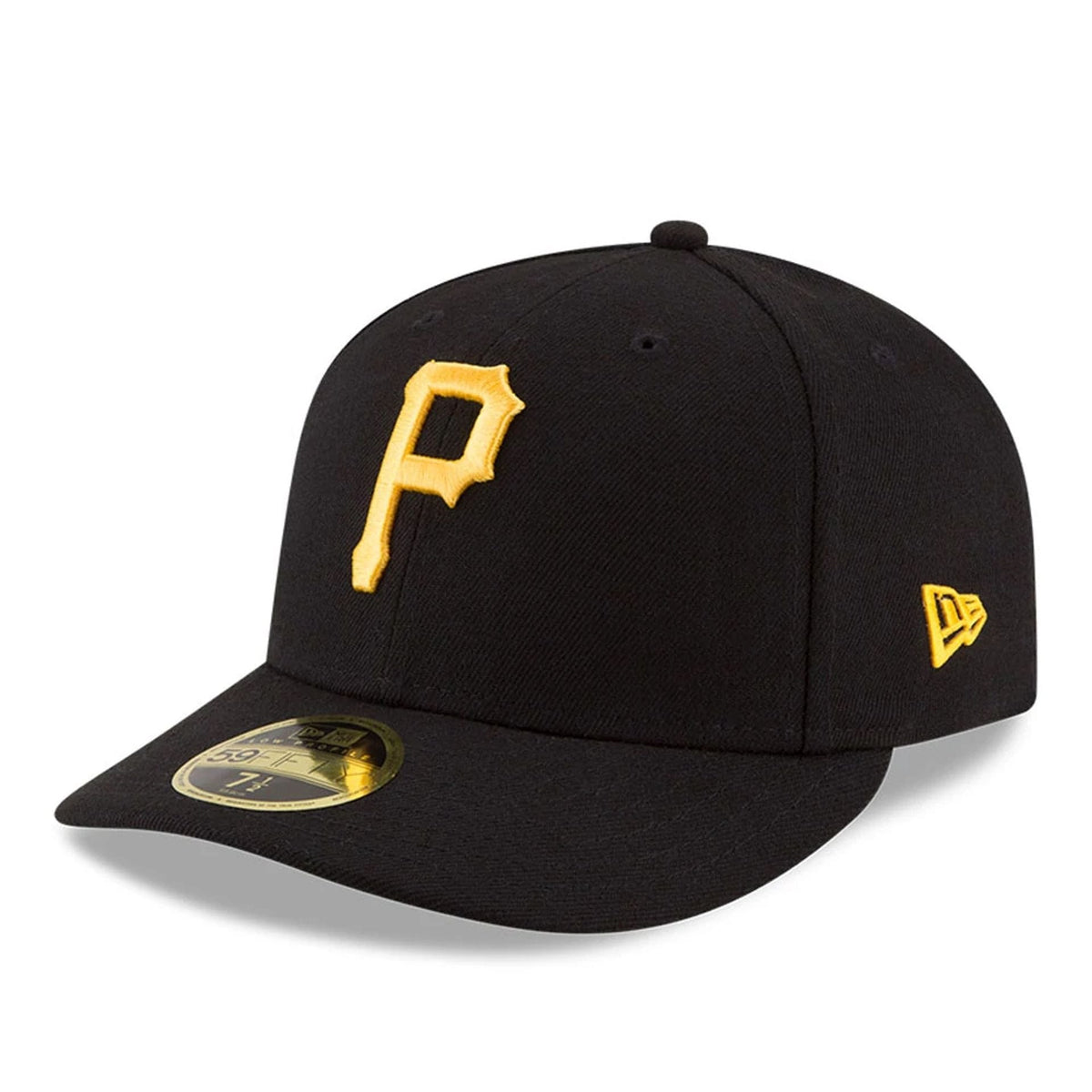 Pittsburgh Pirates Authentic Collection Black Low Profile 59FIFTY Fitted Cap-zelvios