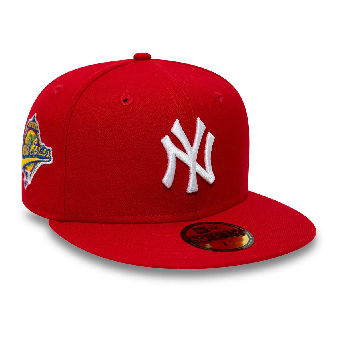 New York Yankees MLB World Series 1996 Red 59FIFTY Fitted Cap-zelvios