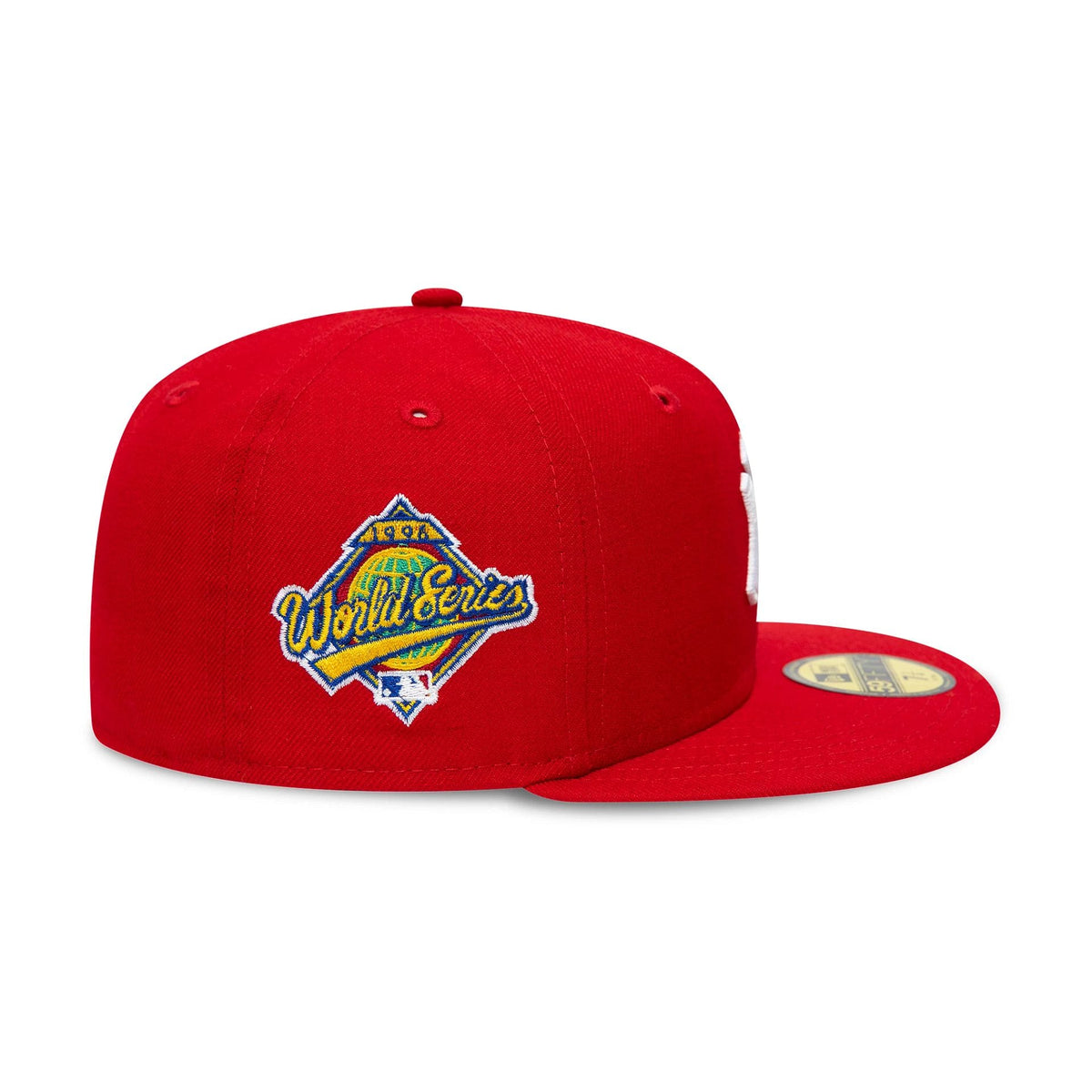 New York Yankees MLB World Series 1996 Red 59FIFTY Fitted Cap-zelvios