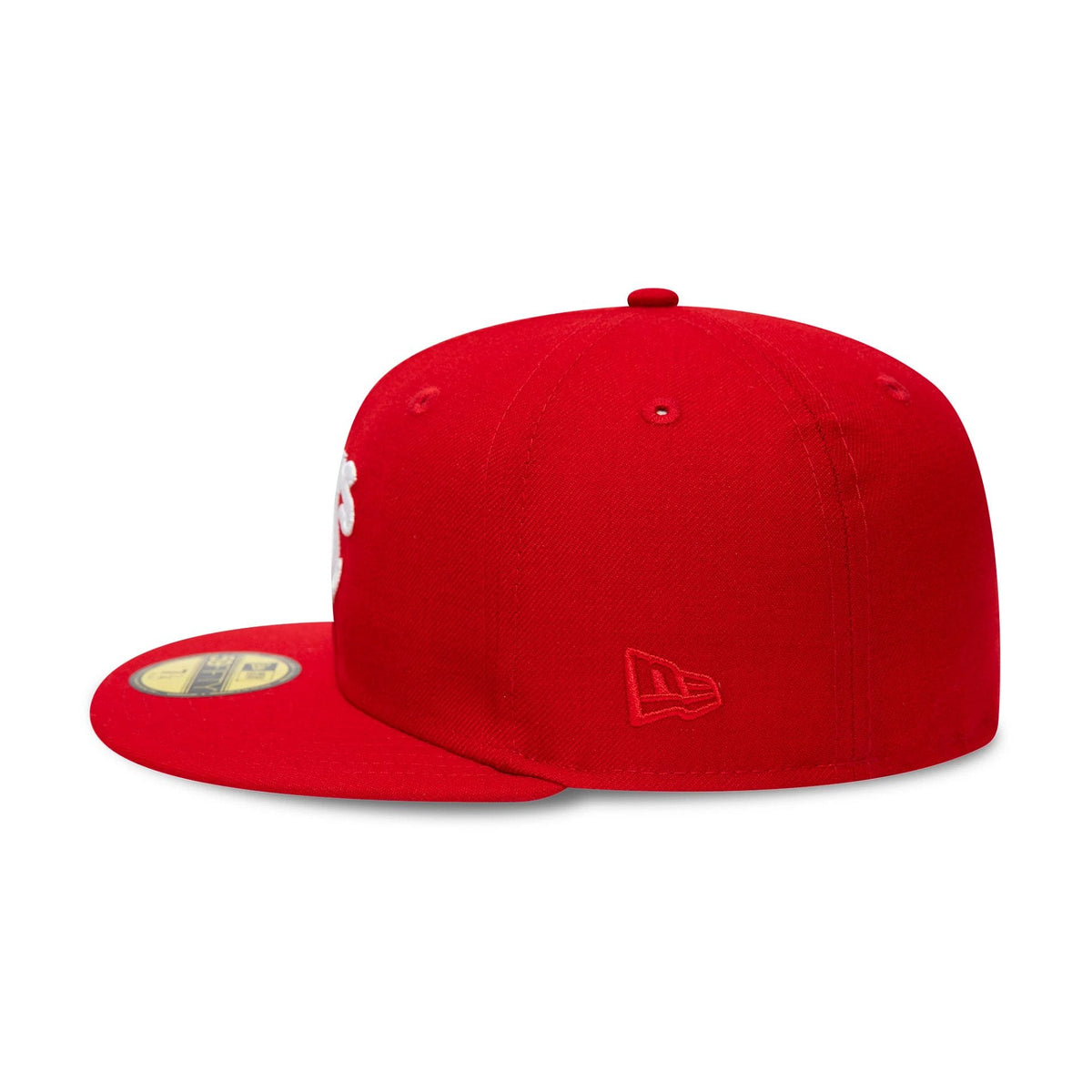 Athletics MLB World Series 1989 Red 59FIFTY Fitted Cap-zelvios