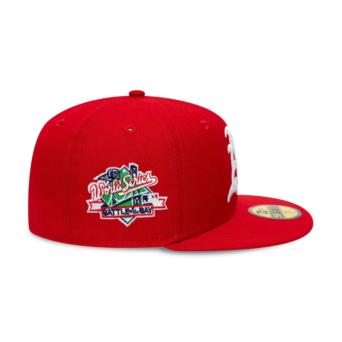 Athletics MLB World Series 1989 Red 59FIFTY Fitted Cap-zelvios