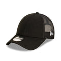 New Era Blank Black 9FORTY Trucker Cap-zelvios