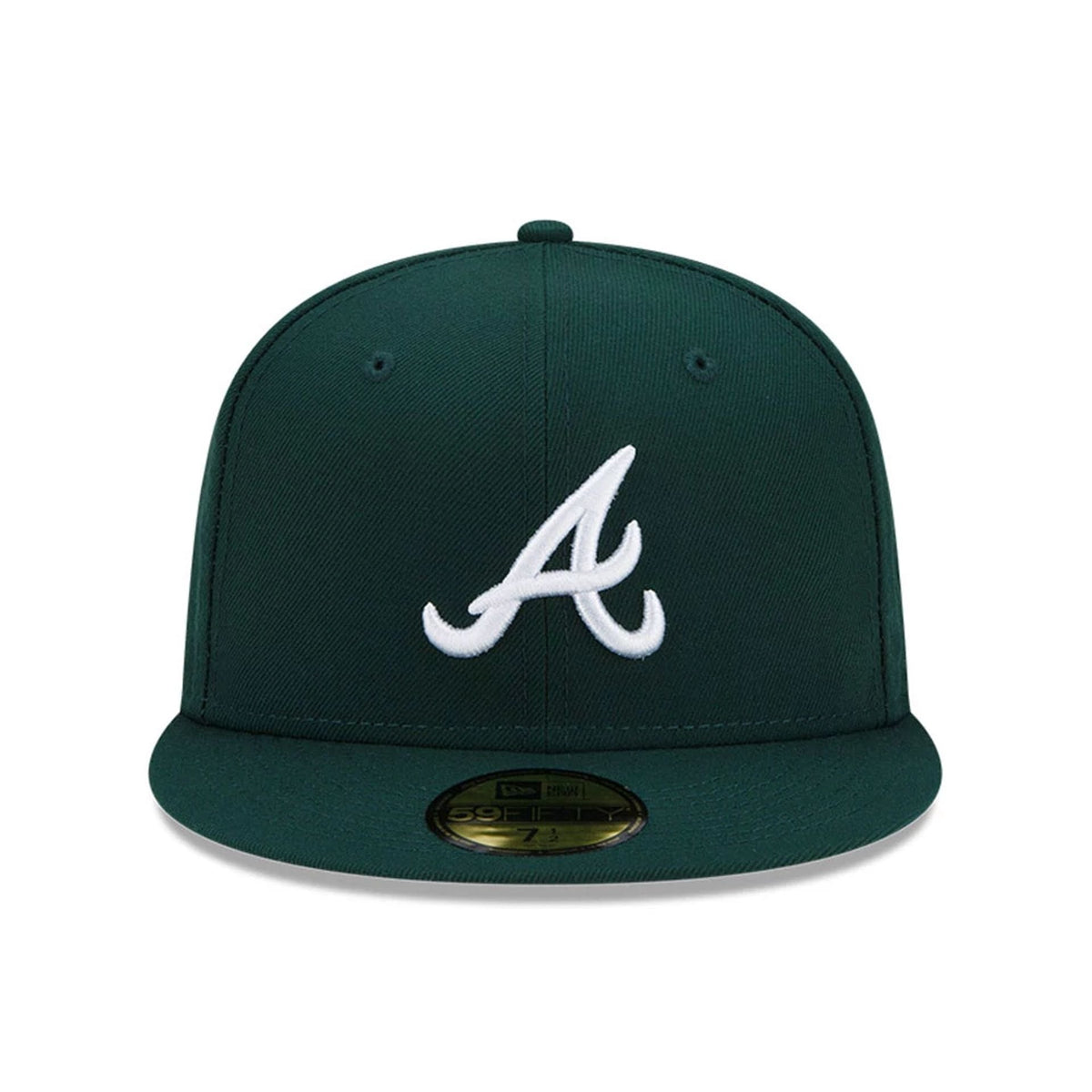 Atlanta Braves MLB Dark Green 59FIFTY Fitted Cap-zelvios