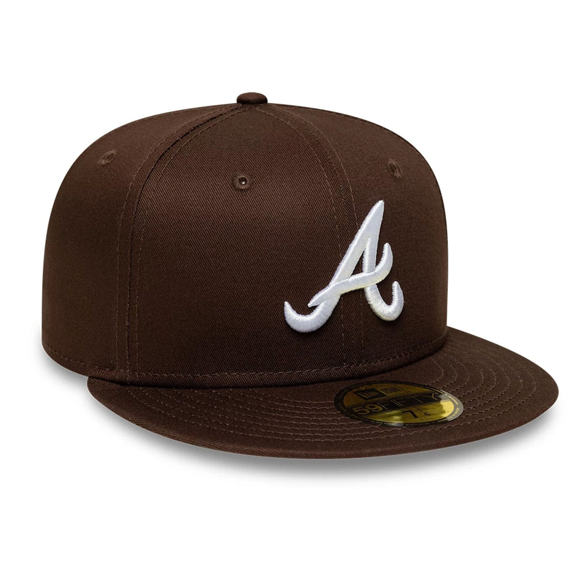 Atlanta Braves MLB Dark Brown 59FIFTY Fitted Cap-zelvios