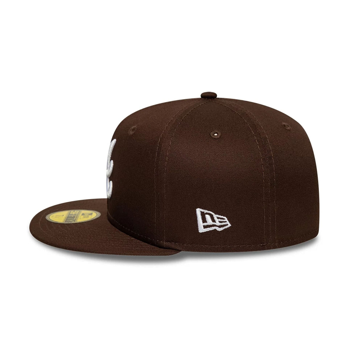 Atlanta Braves MLB Dark Brown 59FIFTY Fitted Cap-zelvios