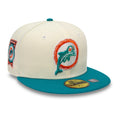 Miami Dolphins City Connect White 59FIFTY Fitted Cap-zelvios