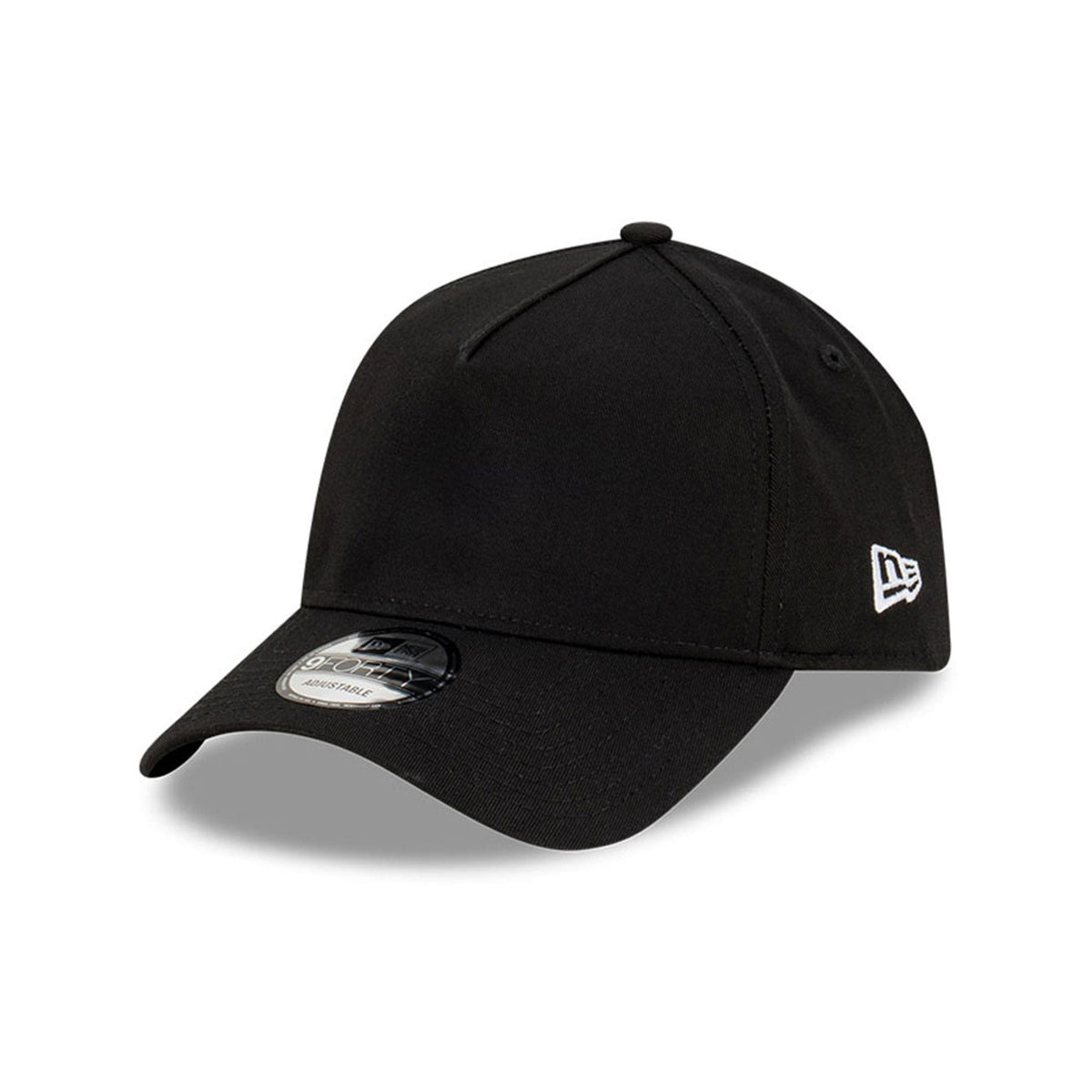 New Era Black A-Frame 9FORTY Adjustable Cap-zelvios