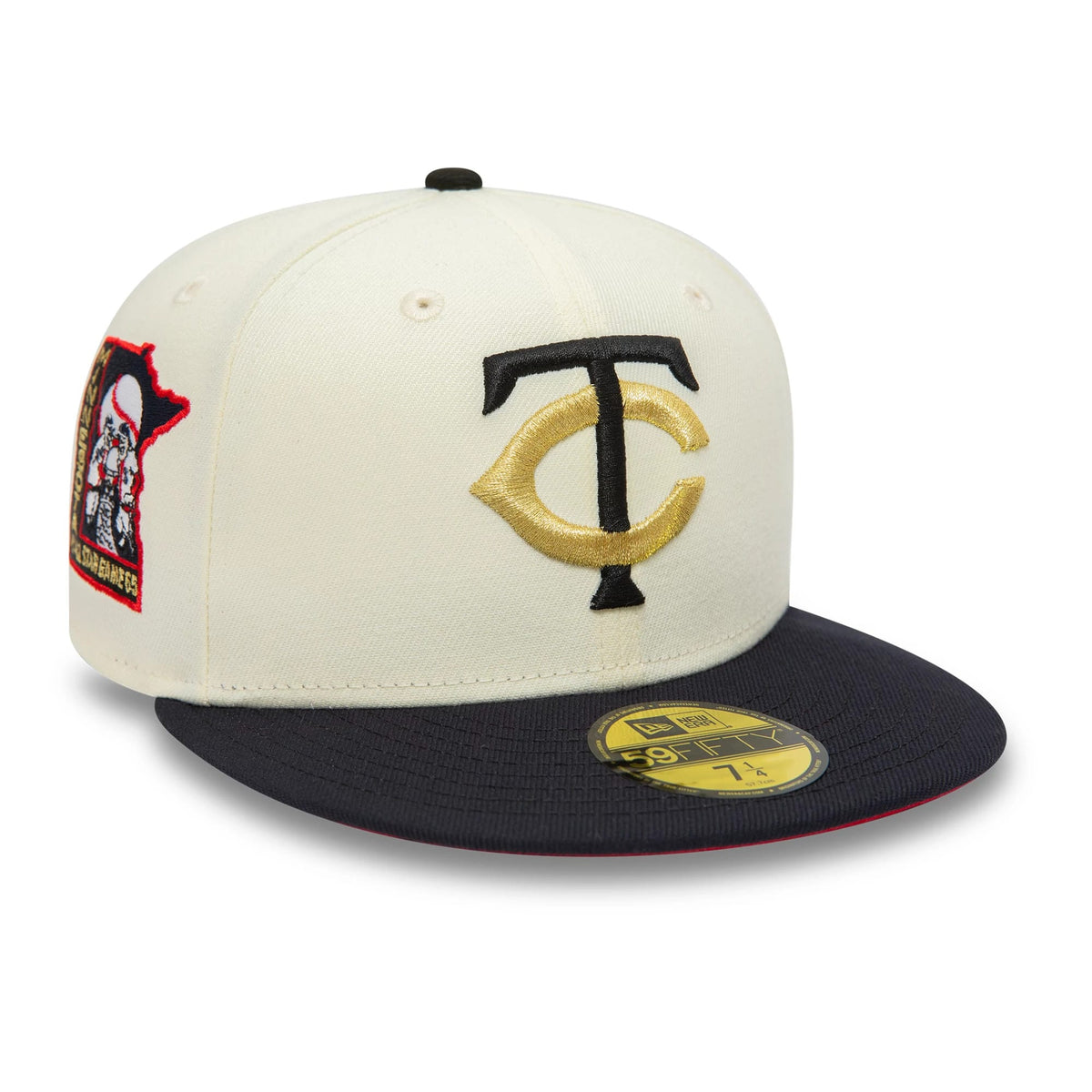 Minnesota Twins MLB White 59FIFTY Fitted Cap-zelvios