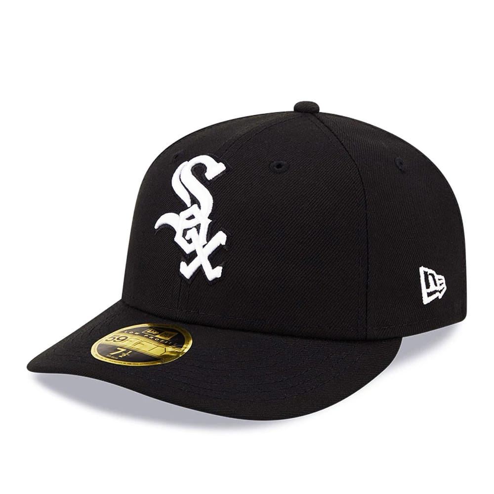 Chicago White Sox MLB Black Low Profile 59FIFTY Fitted Cap-zelvios