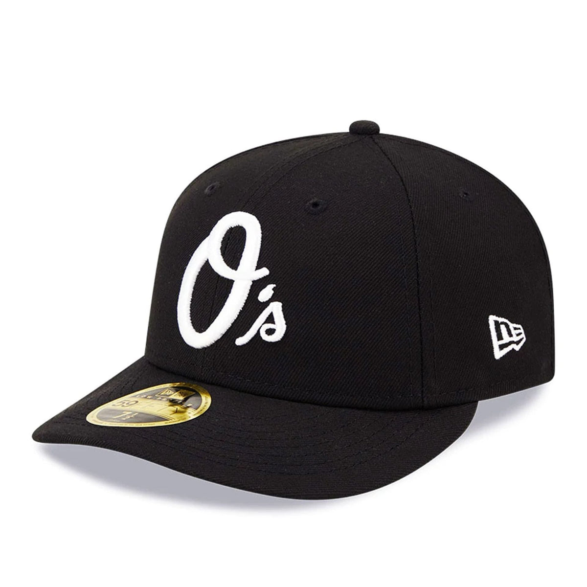 Baltimore Orioles MLB Black Low Profile 59FIFTY Fitted Cap-zelvios